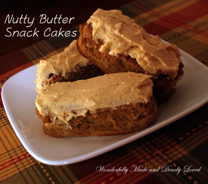 Nutty Butter Snack Cakes, Sugar Free, Gluten Free, THM Friendly