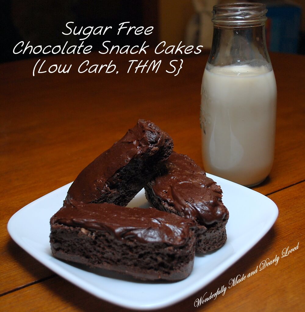 Sugar Free Chocolate Snack Cakes Low Carb THM S