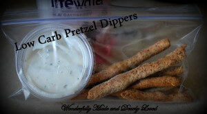 Low Carb Pretzel Dippers Snack Pack