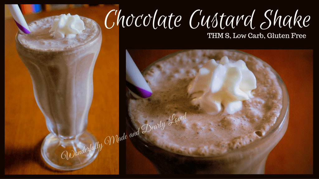 Chocolate Custard Shake (THM S, Low Carb)