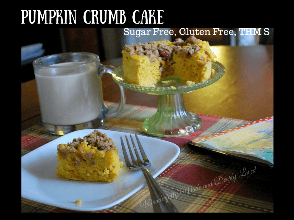 Pumpkin Crumb Cake (Sugar Free, Gluten Free, THM S)