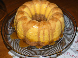 Pumpkin Pie Cake (THM S, Sugar Free)