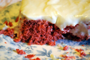Red Velvet Cake for one that is low carb, trim healthy mama friendly (S) and wonderful!