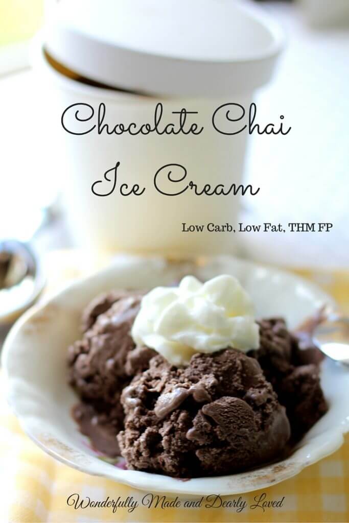 Chocolate Cai Ice Cream (Low Carb, Low Fat, THM FP)