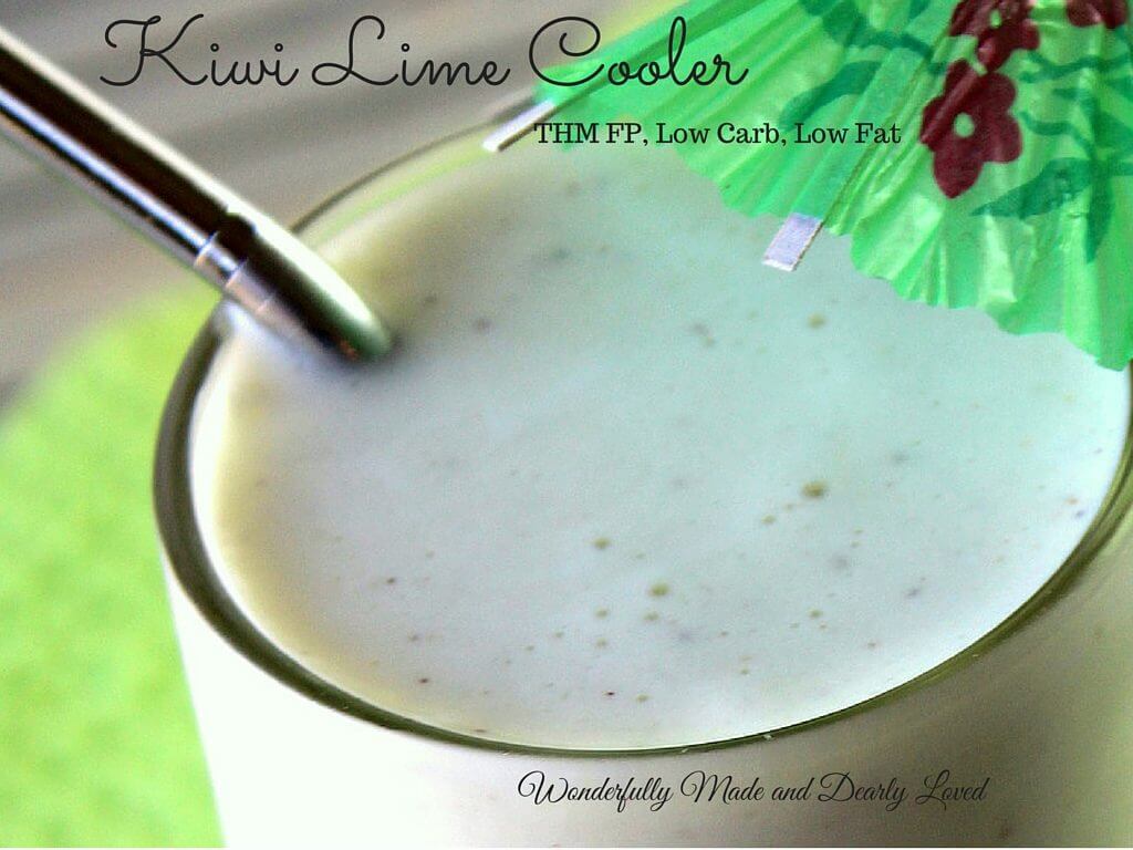 Kiwi Lime Cooler (THM FP, Low Carb, Low Fat)