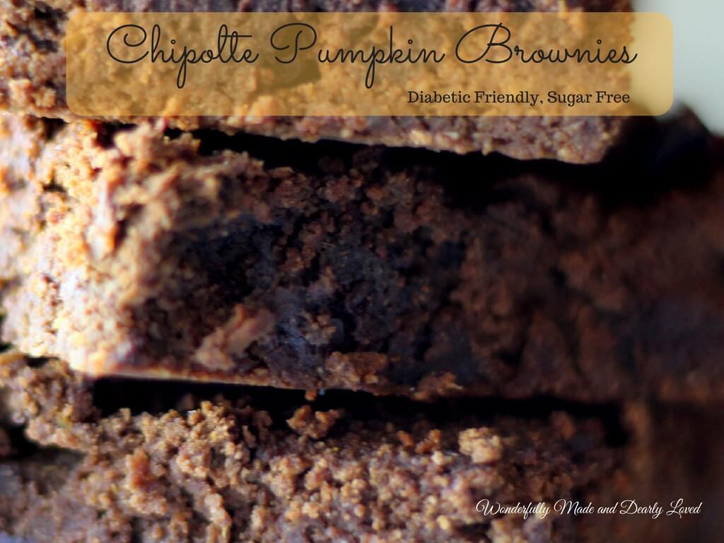 Chipolte Pumpkin Brownies (THM S-Helper, Sugar Free, Gluten Free)