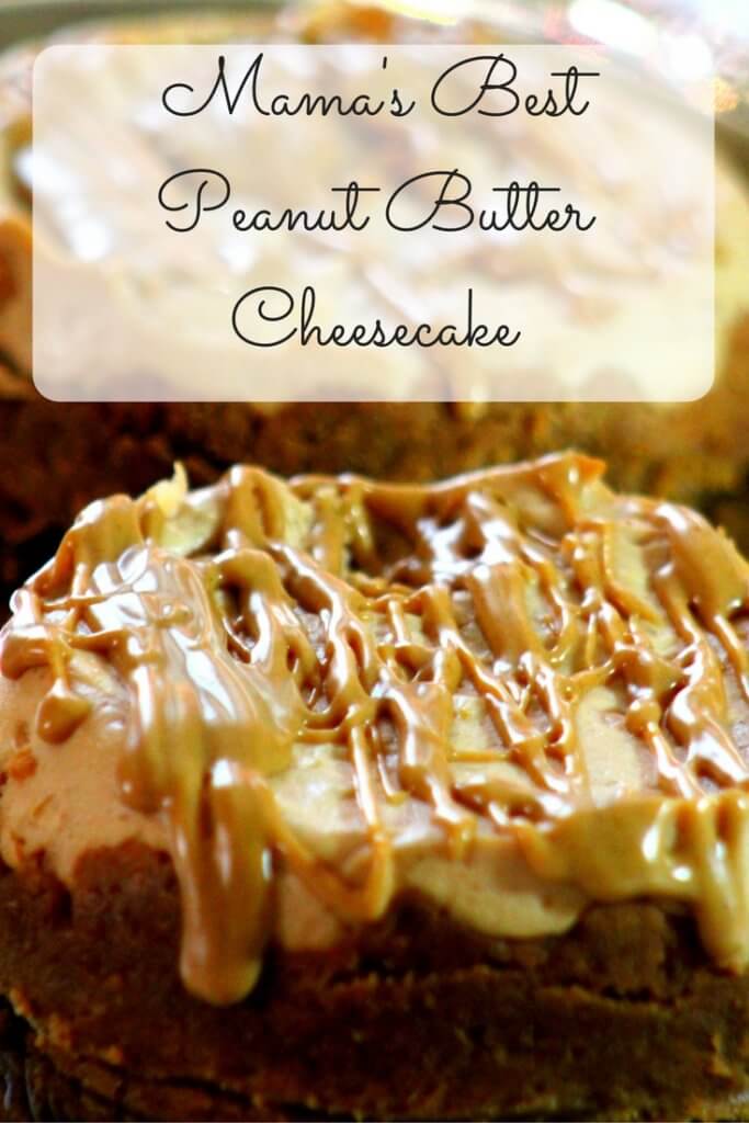 Mama's Best Peanut Butter Cheesecake is and indulgent and impressive dessert to serve your family and guests.