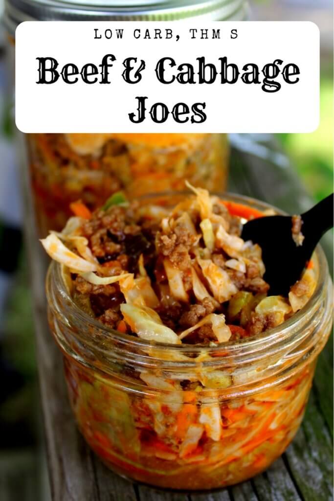 Beef and Cabbage Joes (Low Carb, THM S) is a great dinner on the go!