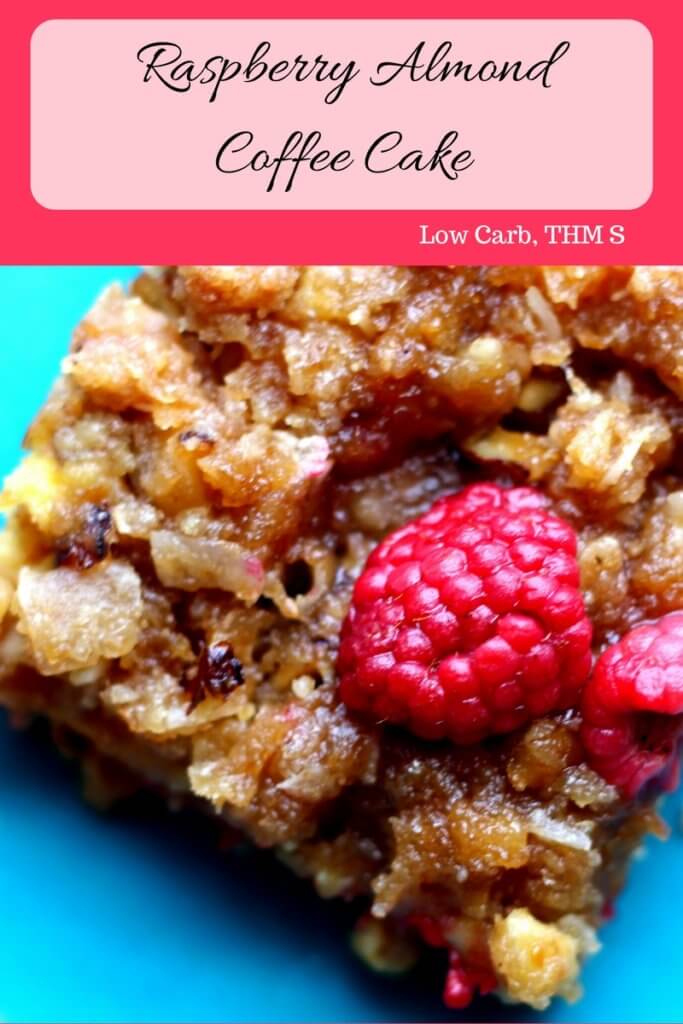 Raspberry Almond Coffee Cake (Low Carb, THM S) made in the Instant Pot