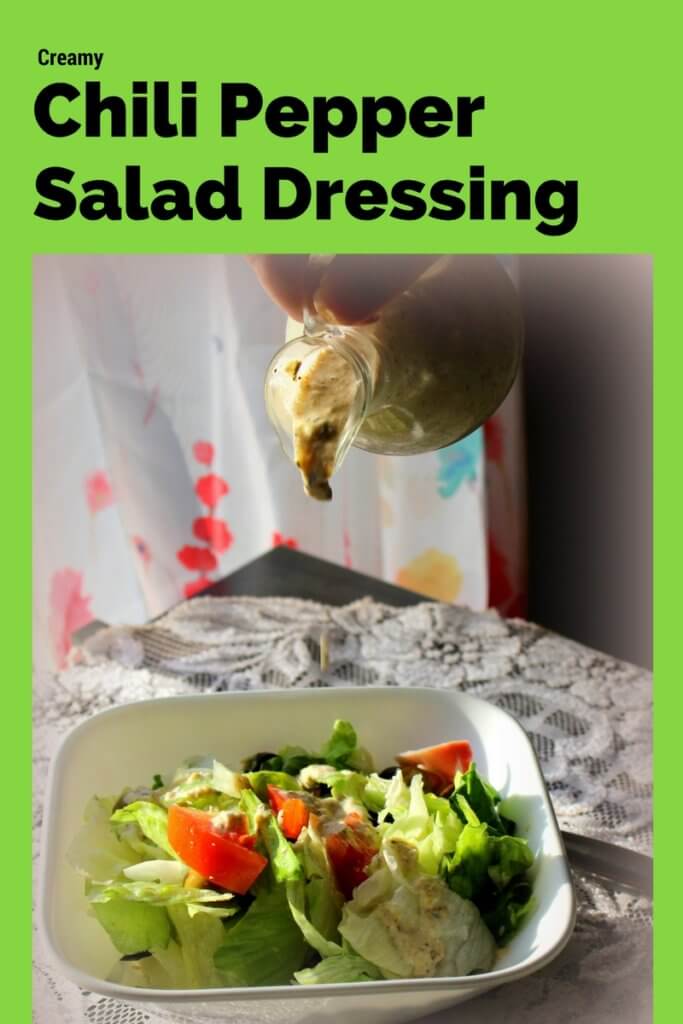 Creamy Chili Pepper Salad Dressing (THM S, Low Carb)