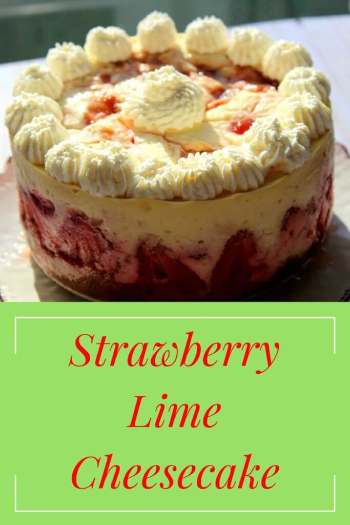 Strawberry Lime Cheesecake (THM S, Low Carb)