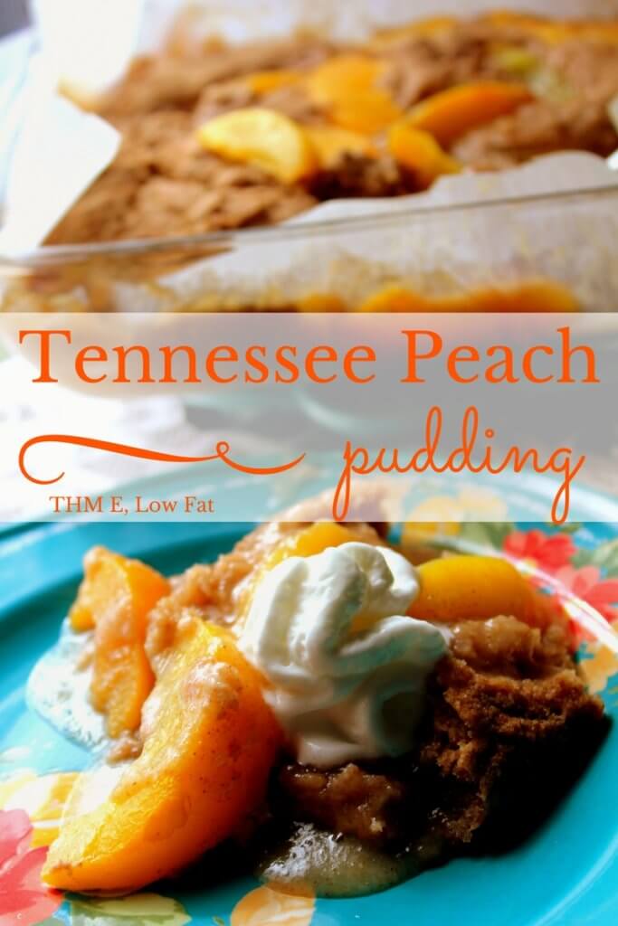 Tennessee Peach Pudding (THM E, Low Fat)