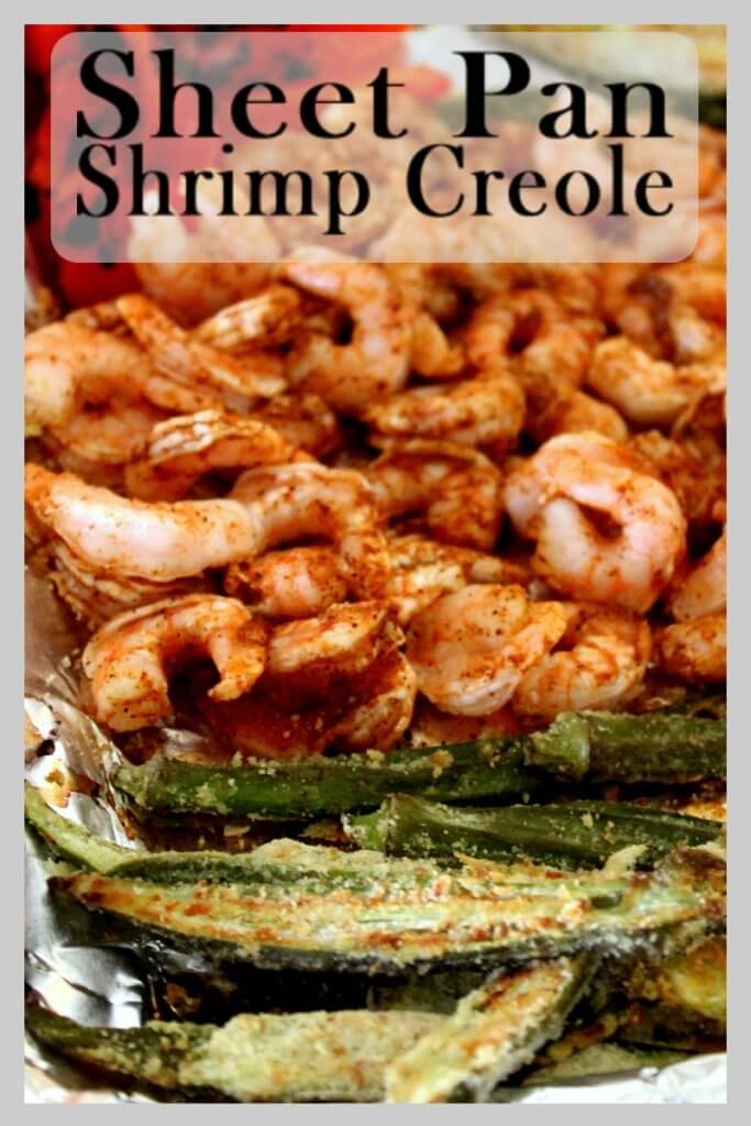 A great low carb Shrimp Creole Sheet Pan supper that is super satisfying