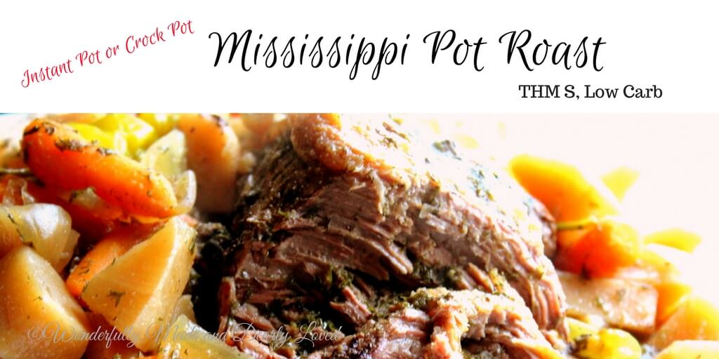 Mississippi Pot Roast (THM S, Low Carb)