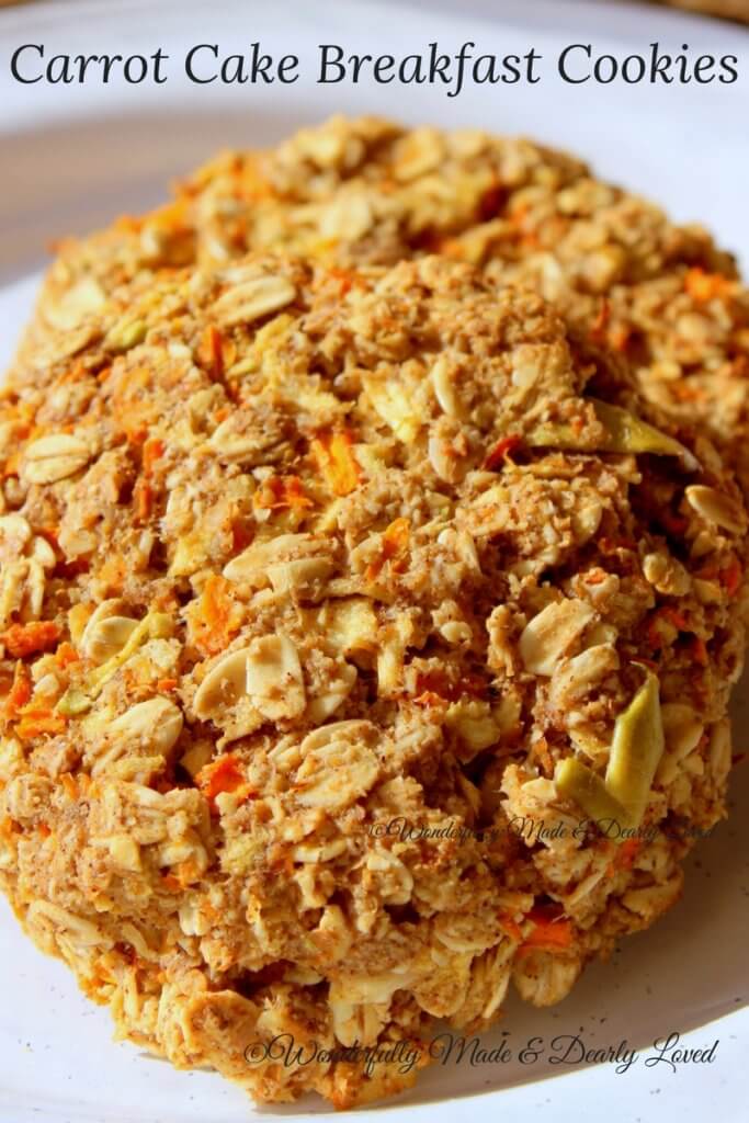 Carrot Cake Breakfast Cookies Wonderfully Made and Dearly Loved