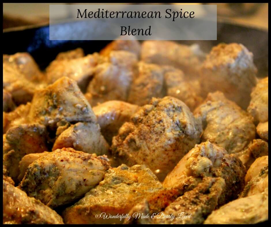 Chicken Seasoned with Mediterranean Spice Blend (THM FP)