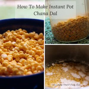How to make instant pot chana dal for your trim healthy mama journey