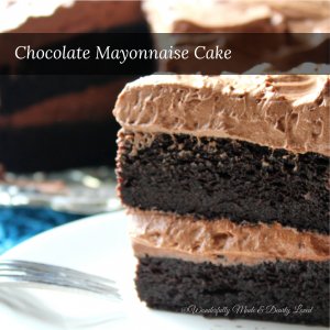Chocolate Mayonnaise Cake (THM S, Low Carb)