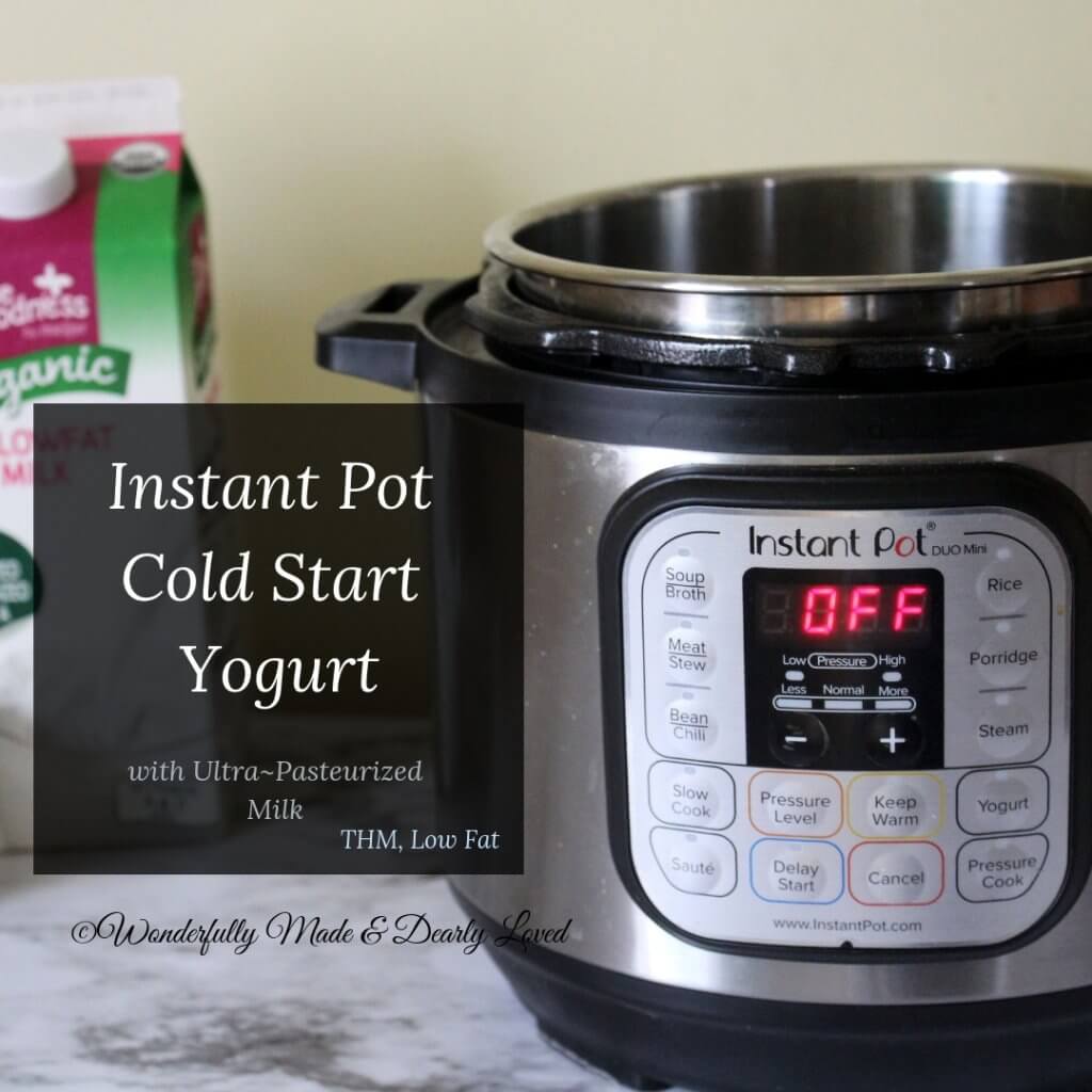 Instant Pot Cold Start Yogurt (THM S, FP)