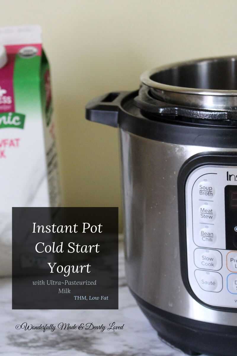 Instant Pot Cold Start Yogurt (THM FP, S)