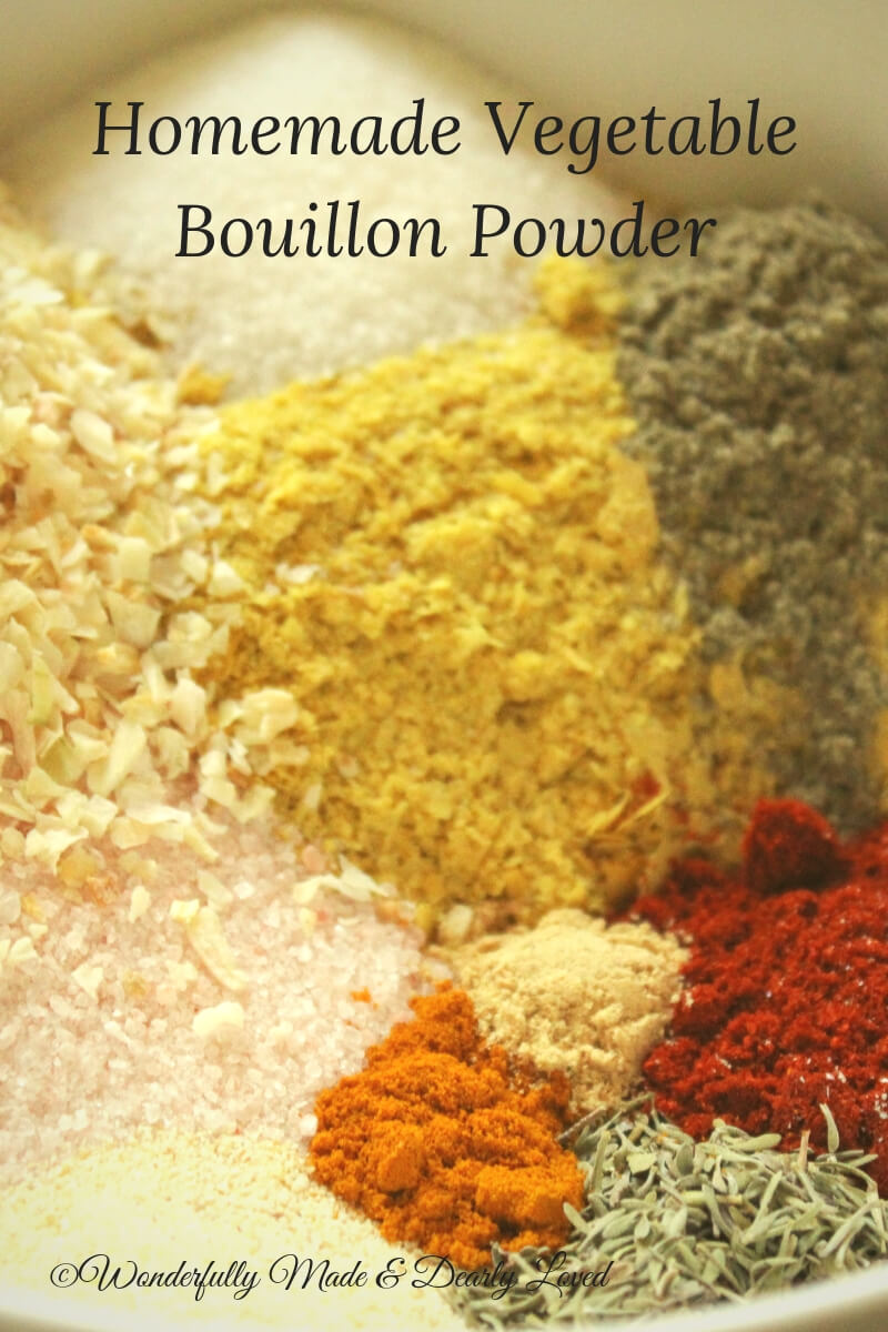 Homemade Vegetable Bouillon Powder (THM FP)