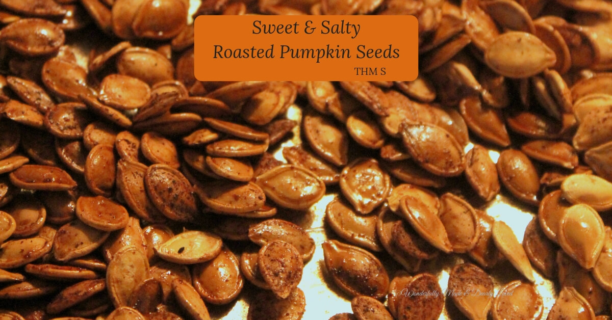 Sweet & Salty Roasted Pumpkin Seeds (THM, Low Carb)