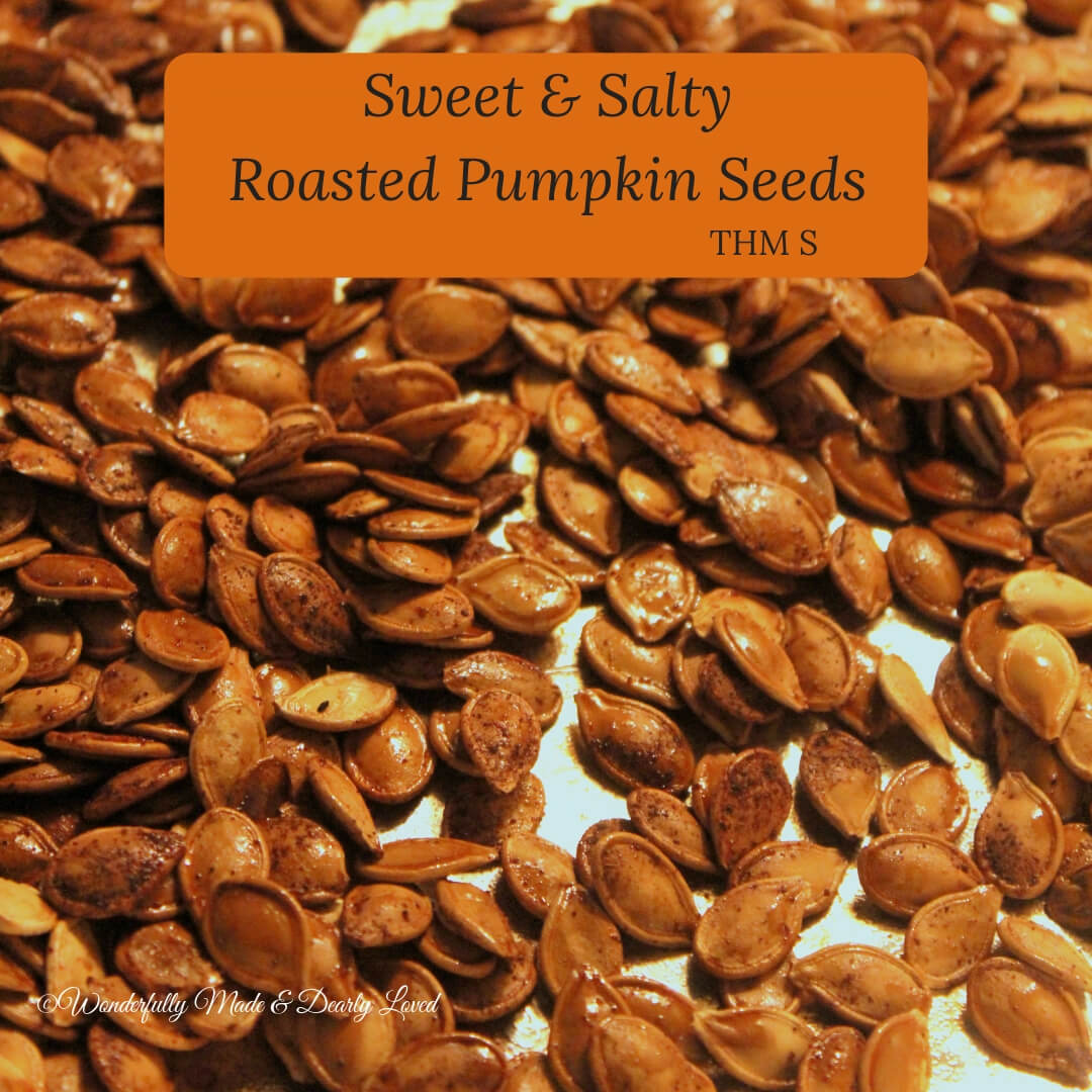 Sweet & Salty Roasted Pumpkin Seeds (THM S)