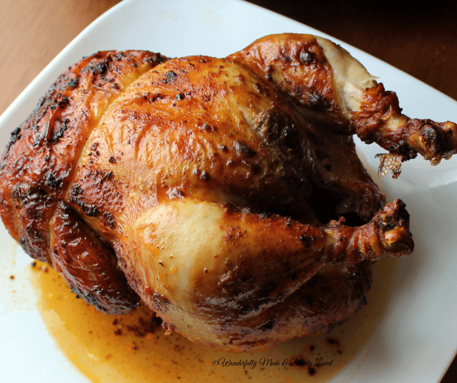 Air Fryer Rotisserie Chicken Wonderfully Made And Dearly Loved