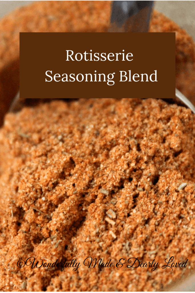 Rotisserie Seasoning Blend - Wonderfully Made and Dearly Loved