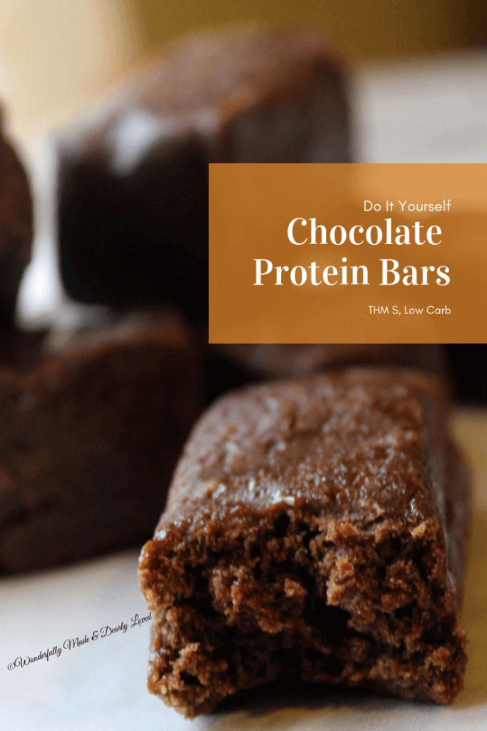 Easy Do It Yourself Chocolate Protein Bars that travel well. These chocolate protein bars fit perfectly into your trim healthy mama or clean eating lifestyle.