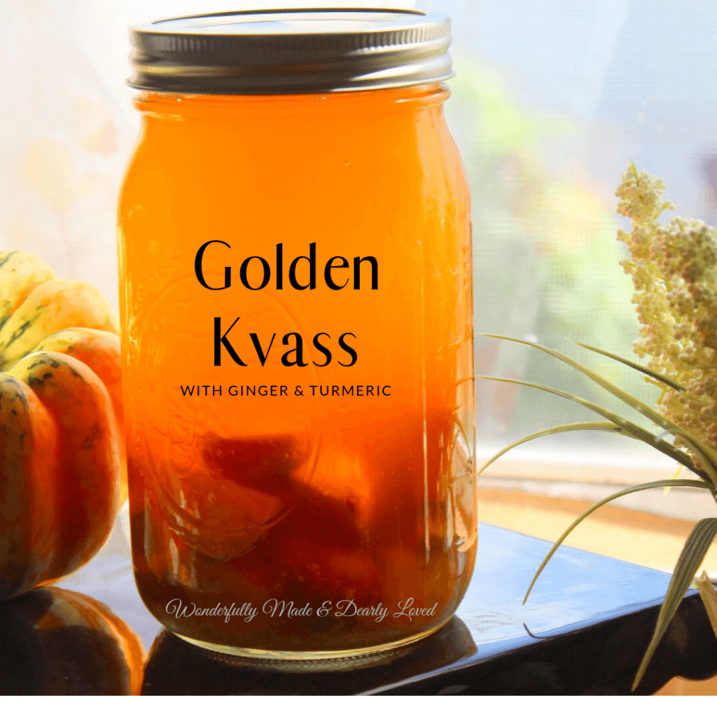 Golden Kvass with Ginger & Turmeric ~THM NSI, FP