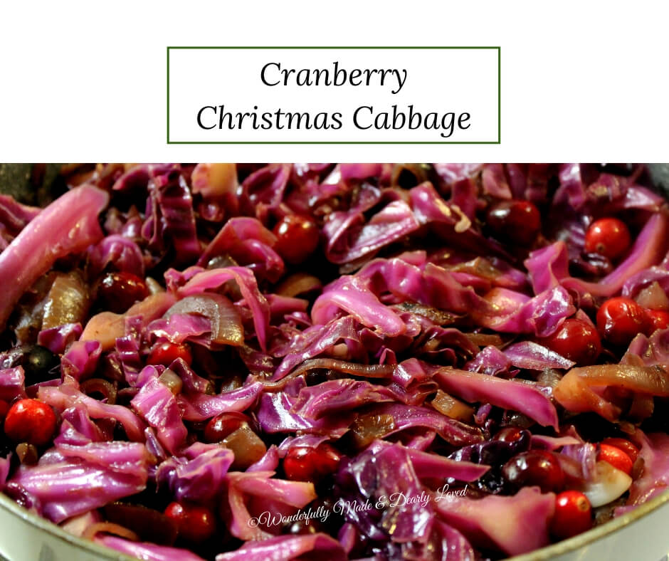 Cranberry Christmas Cabbage
