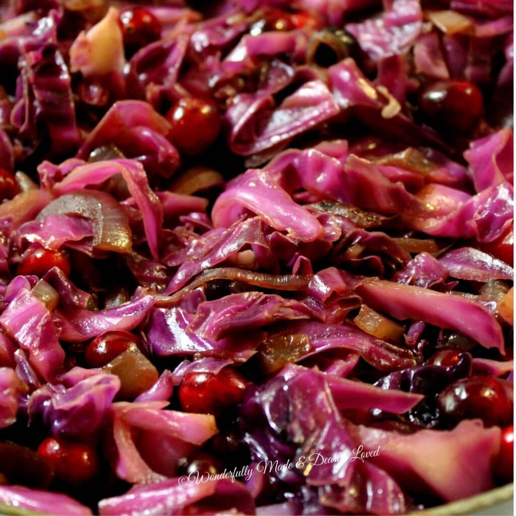 Cranberry Christmas Cabbage