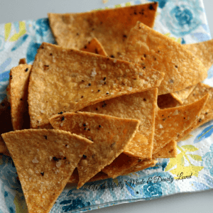 Air Fryer Sprouted Corn Chips